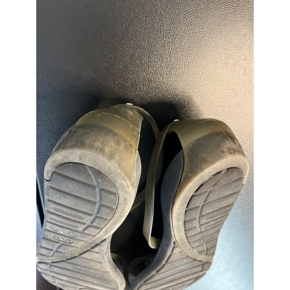 Crocs Sandals Brown Women 7 Gladiator Isabella Strappy Jelly Vacation Beach Stud - Picture 9 of 10